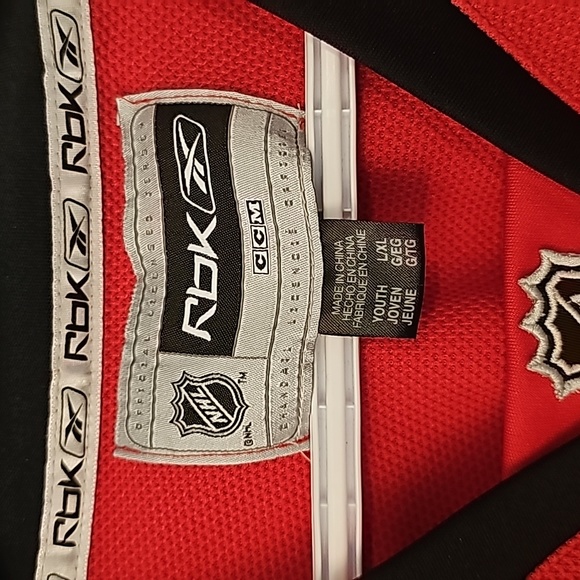 vintage - OFFICAL LICENSE JERSEY | Ottawa Sentors | RBK CCM NHL | Y L/XL - Picture 2 of 5